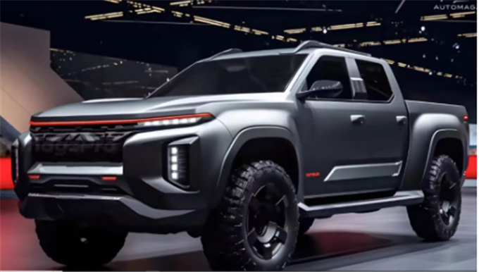 电动五十铃D-MAX渲染图曝光或命名为E-MAX今年下半年亮相-图1