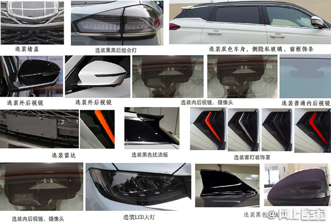 吉利博越X实车曝光 换雷克萨斯前脸 外观更运动-图2