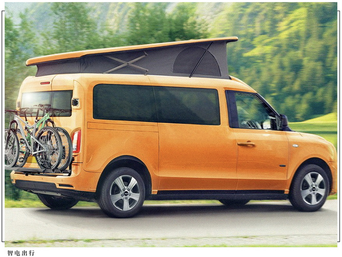 LEVC e-Camper外观曝光熏黑A柱内配小型厨房-图3