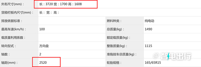 凯翼拾月五门版曝光加长36厘米 动力超五菱缤果-图4