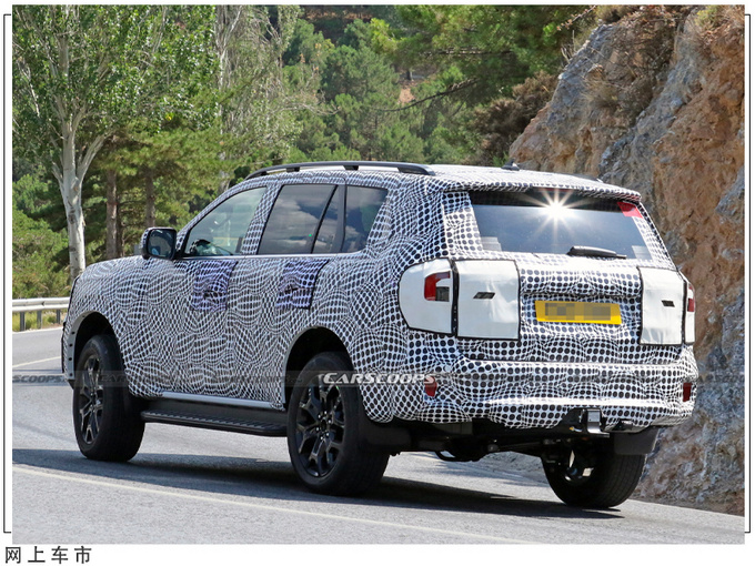 福特全新硬派SUV现身搭3.0T/配猛禽同款前脸-图8