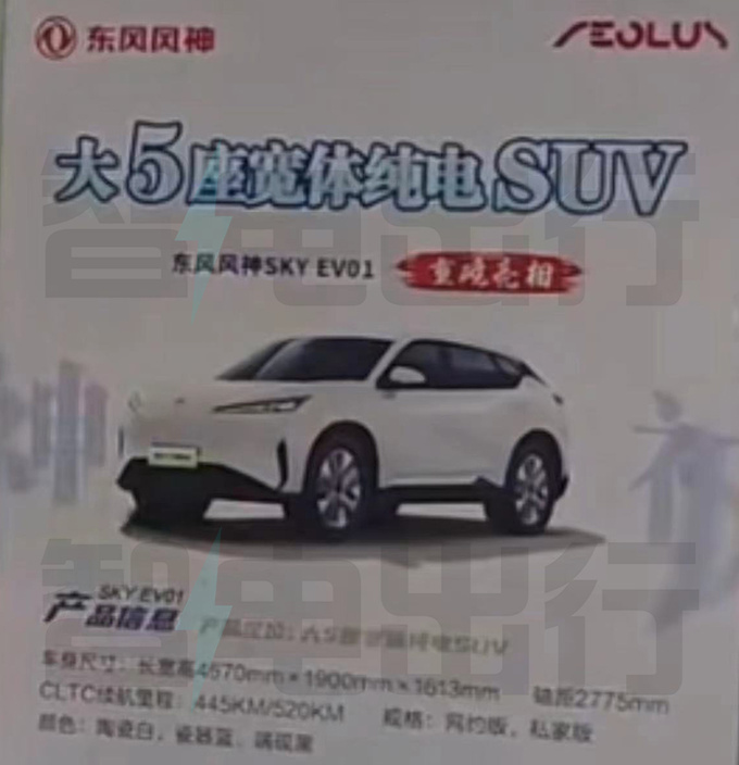 東風風神SKY EV01最快10月上市預計12萬起售-圖9