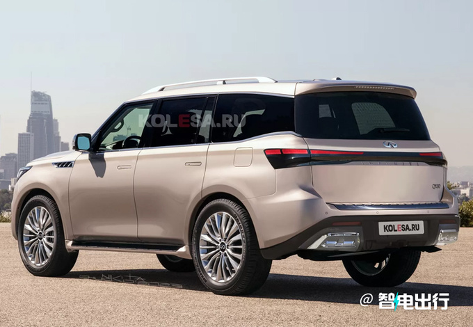 英菲尼迪全新旗舰SUV曝光尺寸加长 进口引入销售-图3