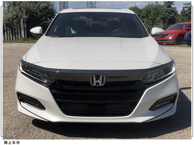 本田新款雅阁实拍 搭2.0T+10AT/熏黑进气格栅-图2