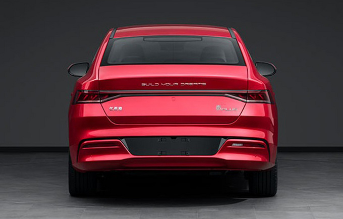 比亚迪纯电版秦PLUS实拍曝光配汉EV同款前脸-图2