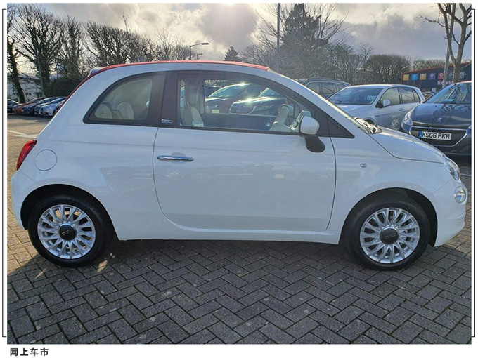 菲亚特500敞篷版实拍复古外观设计/折叠软顶敞篷-图2