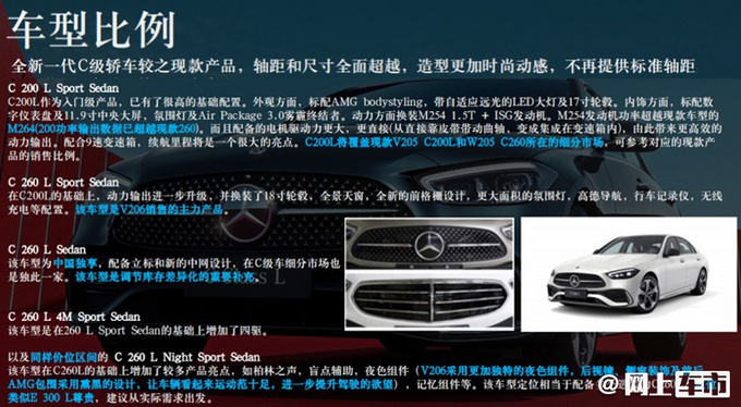 奔驰全新C级到店实拍8月27日上市 预计32万起售-图8