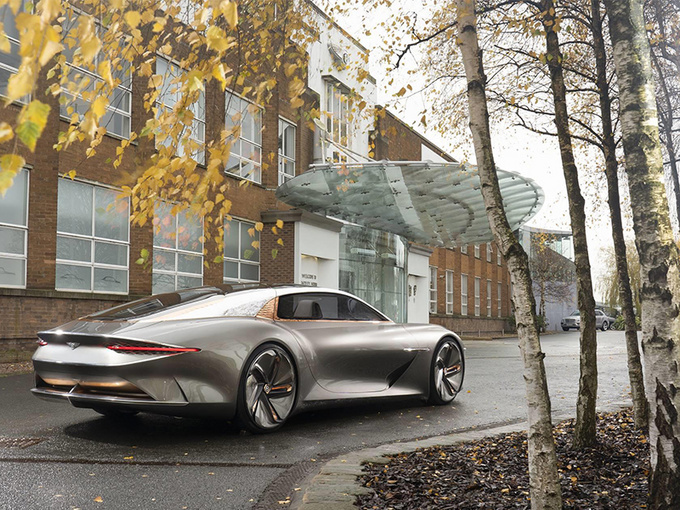 宾利曝首款电车概念图奥迪主导研发/续航超400km-图1