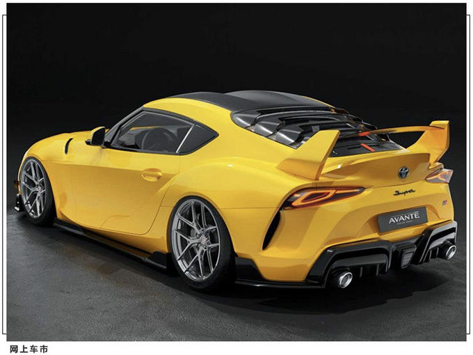 丰田Supra全新改装版 贯穿式进气格栅/加装尾翼-图4