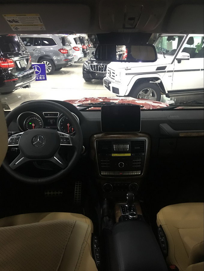 奔驰G550红金属漆 4.0T特色越野无敌降价-图4