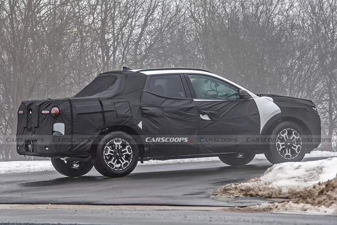 2025款现代Santa Cruz谍照曝光与途胜区别变大-图5