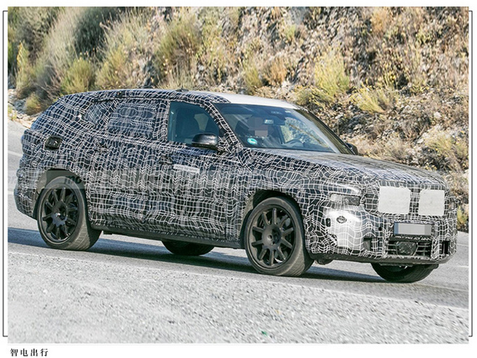 宝马全新X8 M渲染图硬朗造型/搭4.4T插混动力-图5