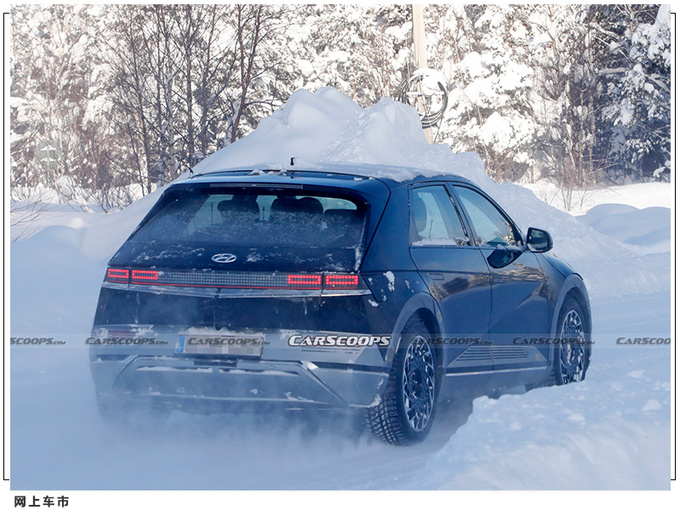 现代全新电动车低伪谍照曝光轴距超过宝马X5-图5