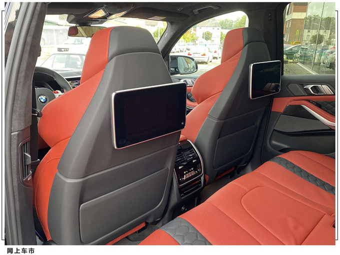 宝马X5 M实拍曝光搭4.4T引擎/配红色运动座椅-图7