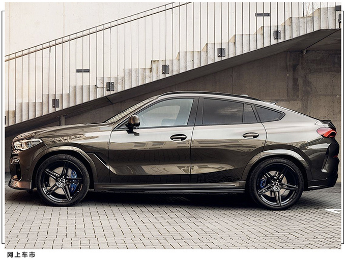 宝马X6改装版曝光亮黑色双肾格栅/动力还将升级-图3