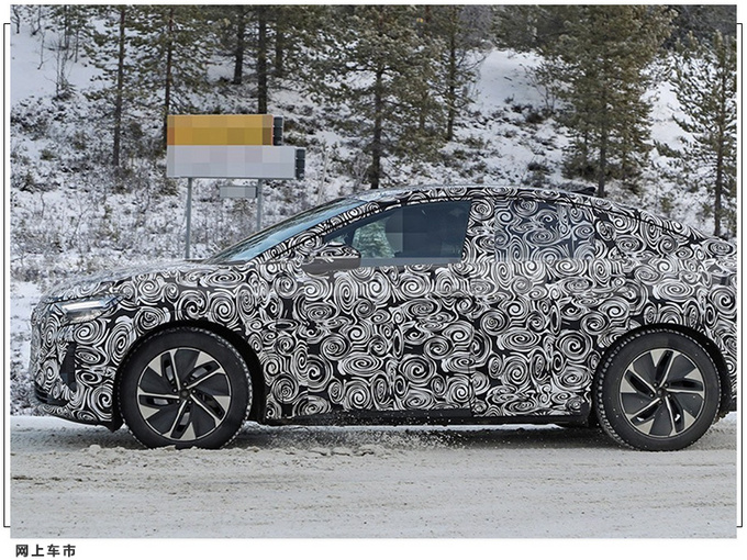 奥迪Q4 e-tron轿跑版谍照 溜背造型/明年首发亮相-图4