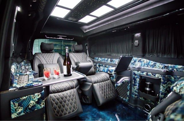 解读奔驰V250加长加高版 内饰奢华高清图-图12