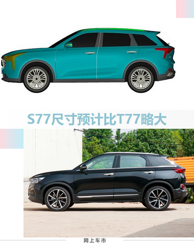 奔腾S77全新高端SUV曝光 颜值超高pk哈弗H6-图7