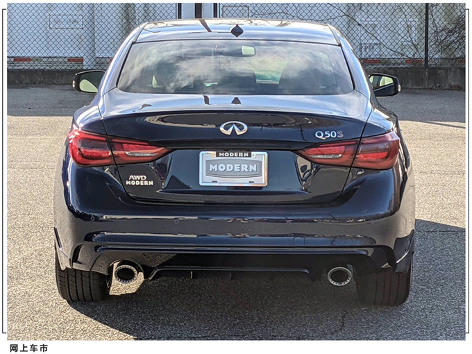 英菲尼迪Q50标轴版实拍搭3.0T引擎/配碳纤维内饰-图4