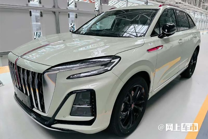 红旗HS3最新实拍配隐藏式触控面板 预计12万起售-图1