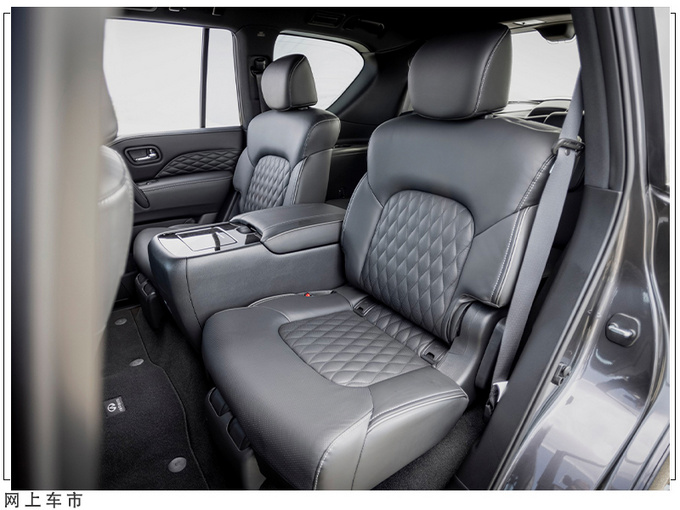 英菲尼迪全新QX80内饰曝光换装12.3英寸悬浮大屏-图12