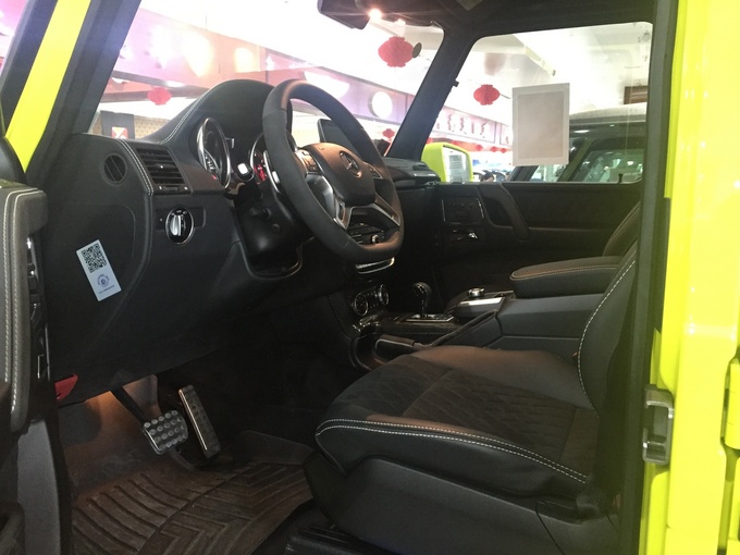 18款奔驰G550 4x4²荧光黄高涉水硬派SUV-图10