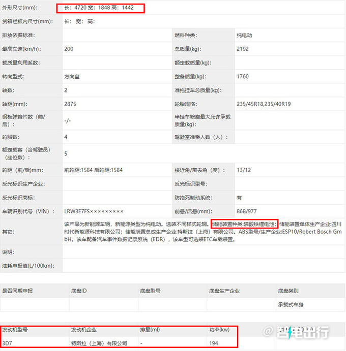 特斯拉Model 3或更名Model 3+ 加長26mm 續航提升-圖1