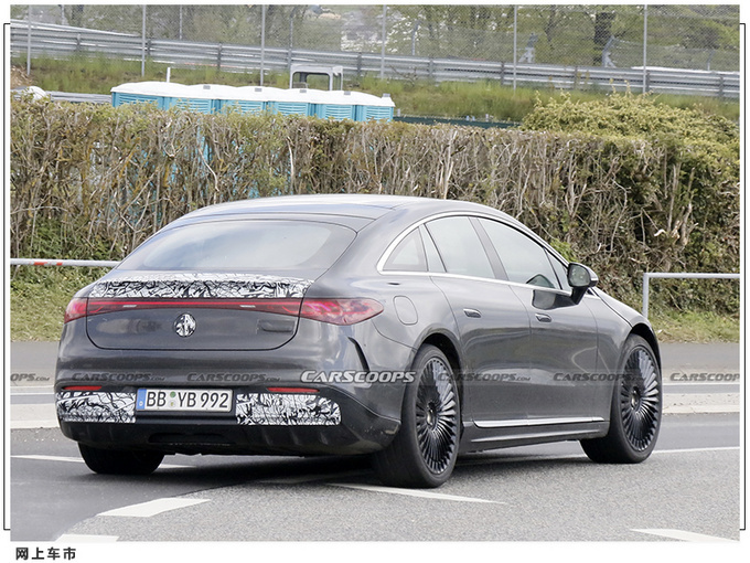 奔驰EQS AMG谍照曝光换装专属外观/性能大幅提升-图5