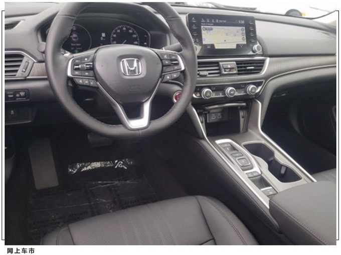 本田新款雅阁实拍 搭2.0T+10AT/熏黑进气格栅-图4