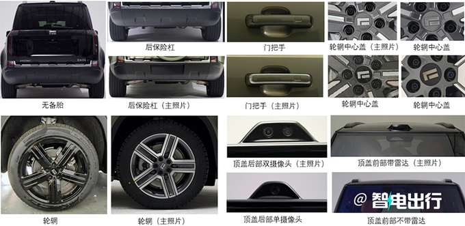 北汽全新SUV实拍曝光低配路虎卫士 定名石头01-图3