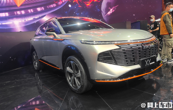 哈弗全新SUV概念车发布 配贯穿灯组 搭1.5T混动-图1