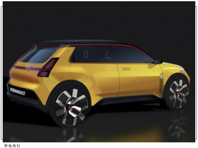 雷诺全新电动车渲染图曝光敞篷设计/搭新LOGO-图5