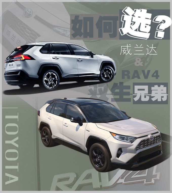 20万价位绕不开的suv威兰达和rav4荣放怎么选