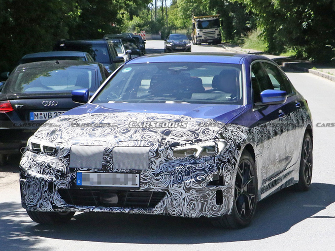 宝马3系纯电版路试曝光iX3同款动力/或国产开售-图1