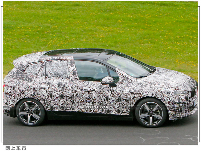 宝马全新2系多功能旅行车谍照内饰升级一体联屏-图2