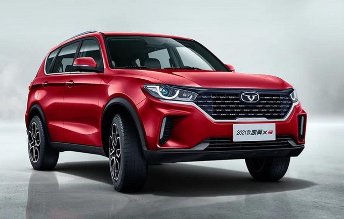 凯翼X3新增1.5T+CVT车型 4天后上市 造型更运动-图3