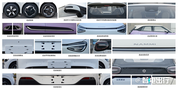 纳米01实拍曝光预计11月上市 竞争五菱缤果-图3