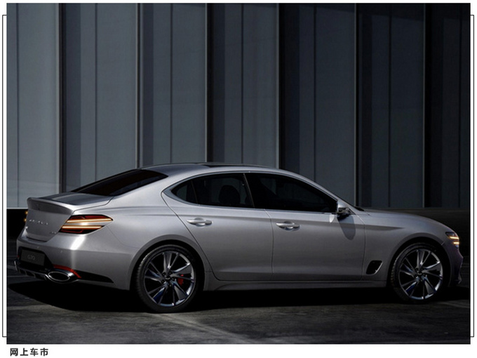 捷尼赛思G70新车渲染图 掀背尾门/单边双出排气-图4