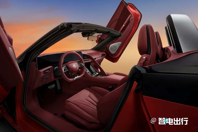 名爵纯电跑车本月发布配按键式换挡+环绕式联屏-图1