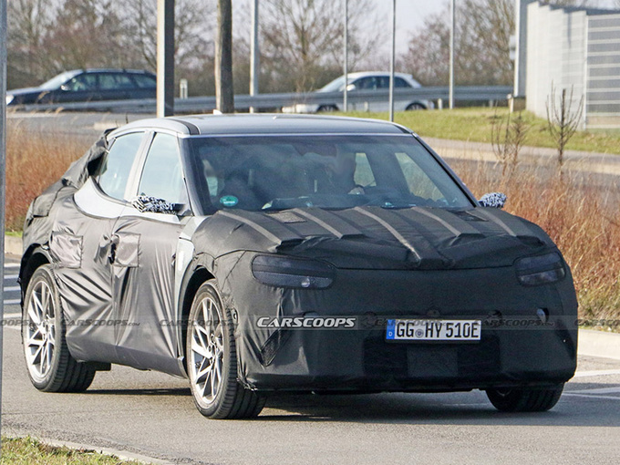 捷尼赛思全新GV60将发布分体大灯/溜背车身设计-图1