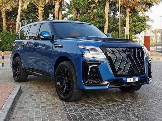 日产新款大号途达实车街拍内饰升级/搭5.6L-图1