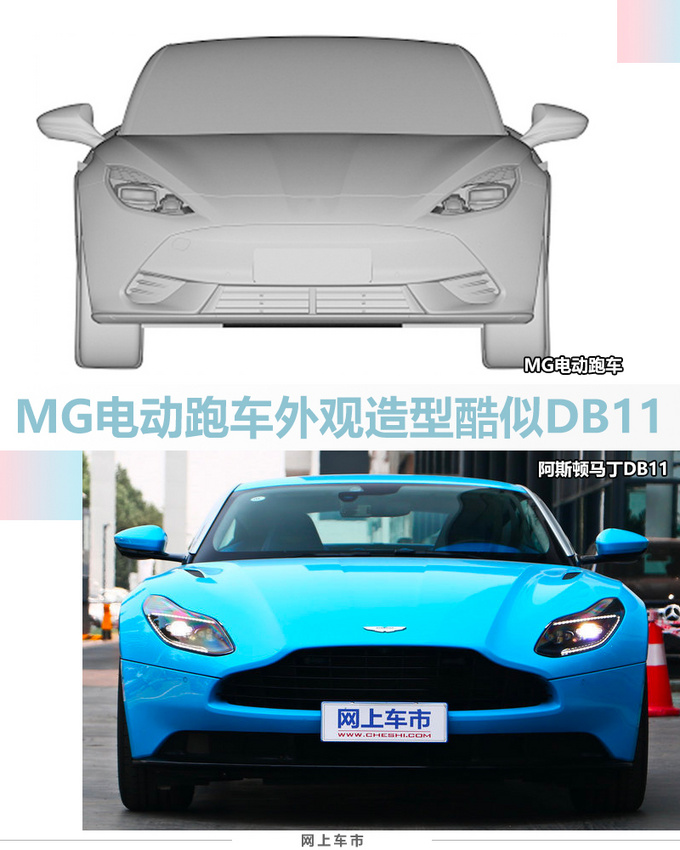 上汽名爵纯电超跑曝光 前脸酷似阿斯顿马丁DB11-图5