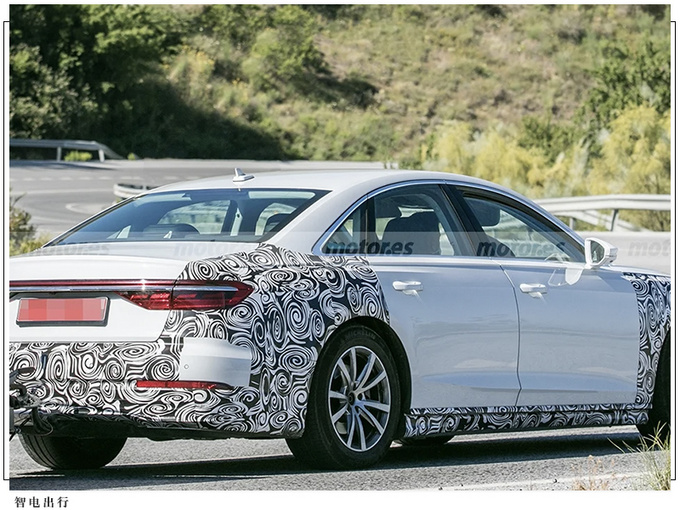 奥迪新款A8路试谍照增添新型号/最快今年9月亮相-图5
