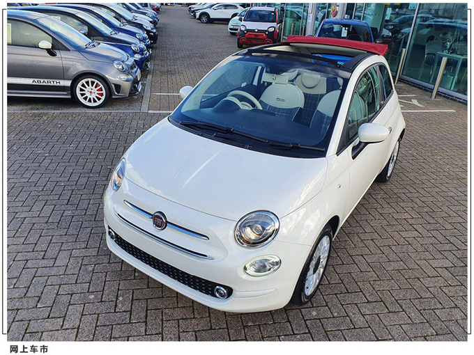 菲亚特500敞篷版实拍复古外观设计/折叠软顶敞篷-图5
