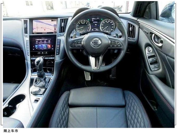 英菲尼迪Q50换标日产实拍搭3.0T/配L2级自动驾驶-图7