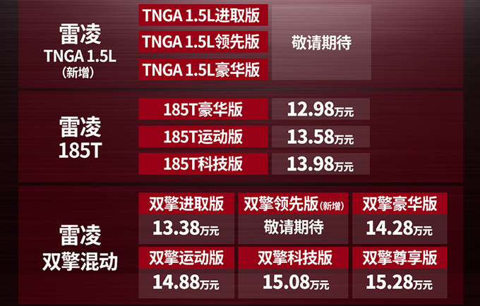 广汽丰田新款雷凌预售增1.5L三缸-动力更强更省油-图1