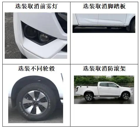 慶鈴五十鈴T30探險(xiǎn)家新車(chē)型工信部過(guò)審均為長(zhǎng)箱版-圖3