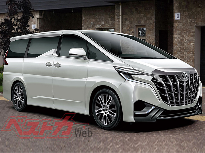 丰田全新埃尔法外观曝光格栅尺寸增大/换搭2.4T-图1