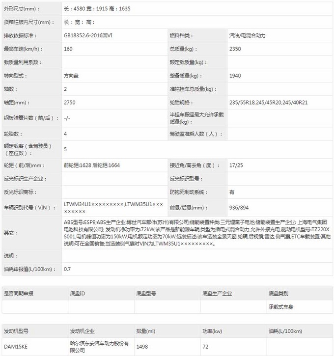 天际ME5实拍曝光推纯电+插混版 最快年内上市-图6