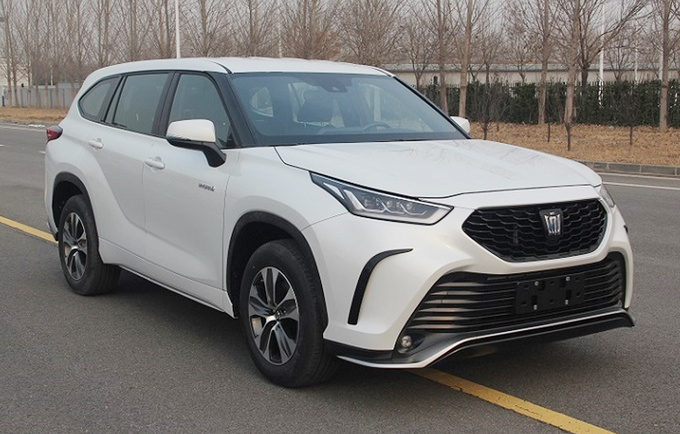 一汽丰田皇冠陆放实拍 比汉兰达尺寸大 9天后发布-图1